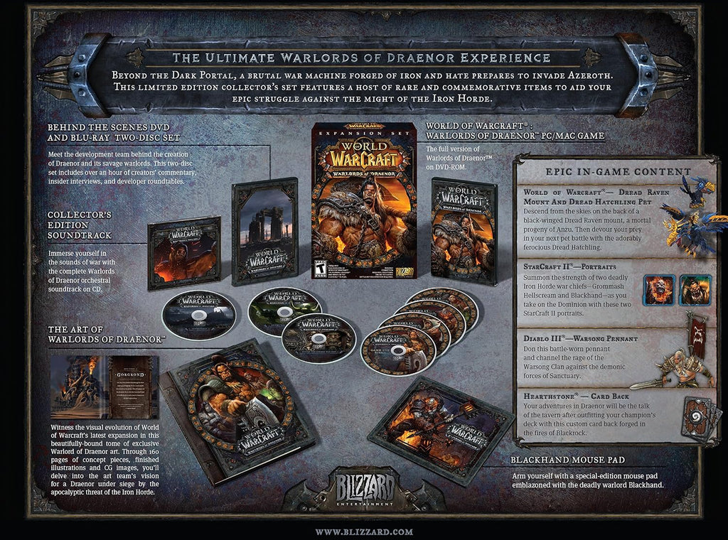 World of Warcraft: Warlords of Draenor Collector's Edition - PC/Mac
