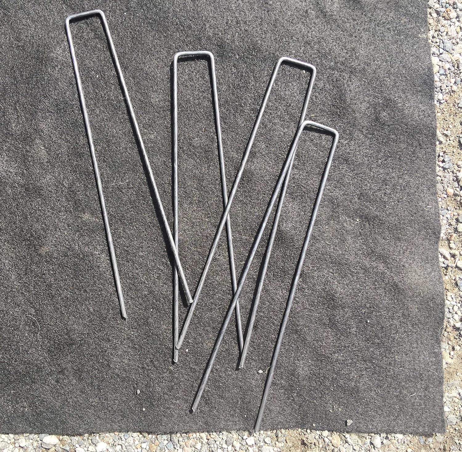 Sandbaggy Landscape Staples 9 Inch Extra Long (11 Gauge) ~ Fabric Pins Garden Lawn Heavy Duty - Fence Anchors - Great for Soft Sandy Soil - Trusted by Farmers & Contractors Across USA (10,000 Staples)